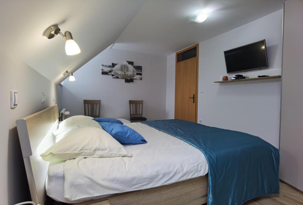 Postel nebo postele na pokoji v ubytování Guest house 902 Črnivec