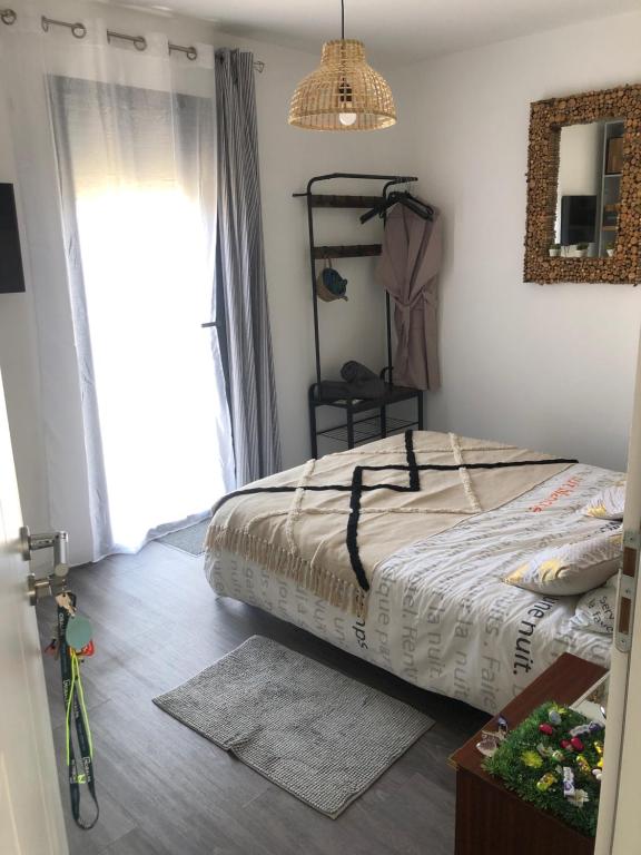 Posteľ alebo postele v izbe v ubytovaní La Villa Préfaillaise