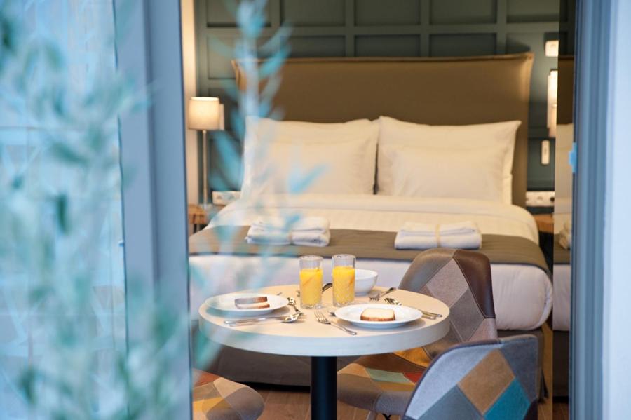 Posezení v ubytování Athens Platinum Rooms and Suites
