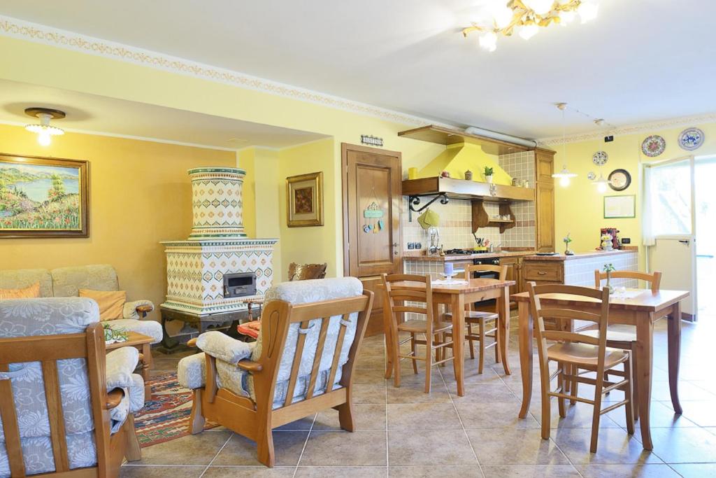 Kuchyň nebo kuchyňský kout v ubytování Bed And Breakfast Montino