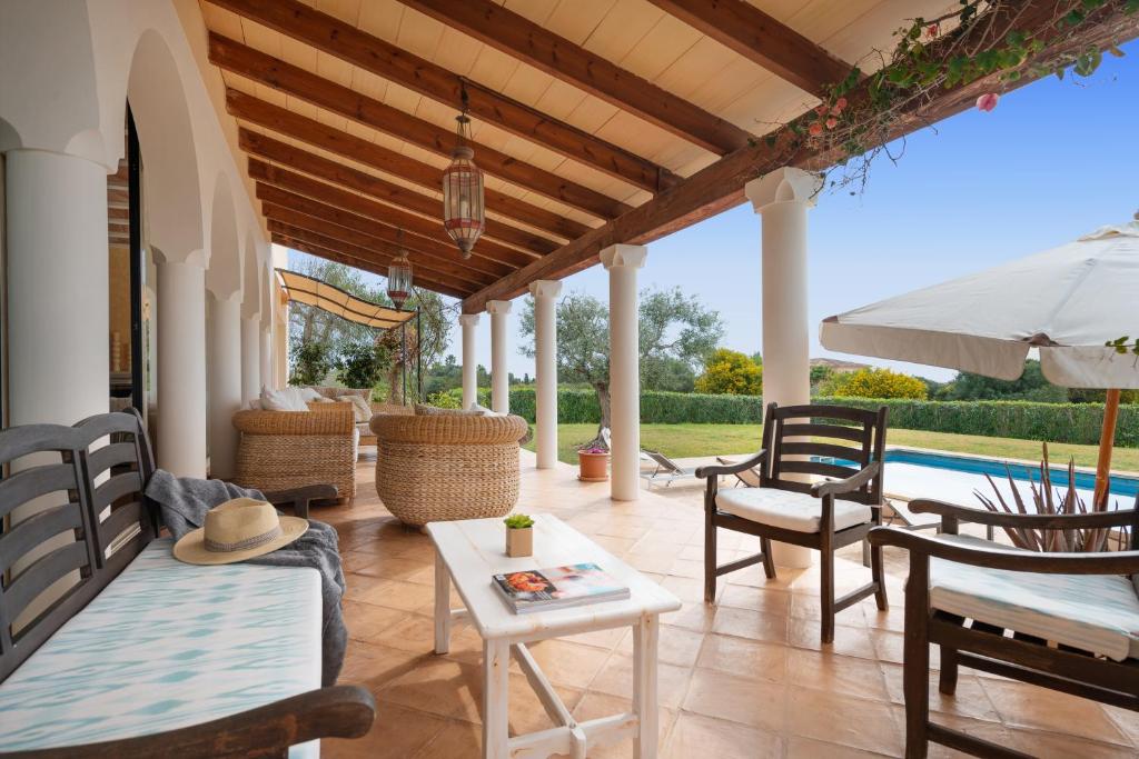 Bazén v ubytování Villa Korema en Portocolom, Pool, Bbq, Wifi nebo v jeho okolí