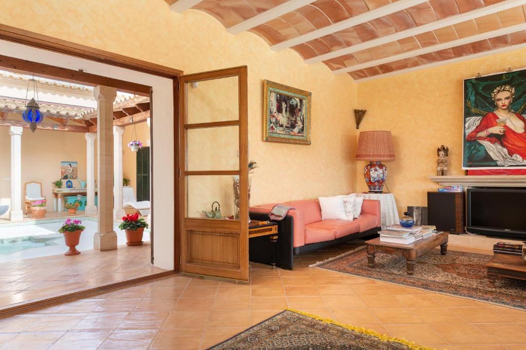 Posezení v ubytování Villa Korema en Portocolom, Pool, Bbq, Wifi