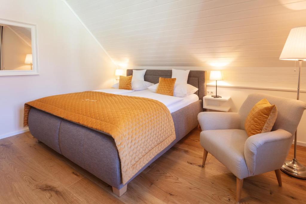 Voodi või voodid majutusasutuse Donauhof - Hotel garni toas