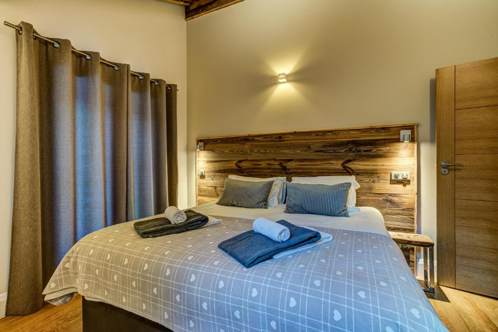 Postel nebo postele na pokoji v ubytování Chalet Rubicon