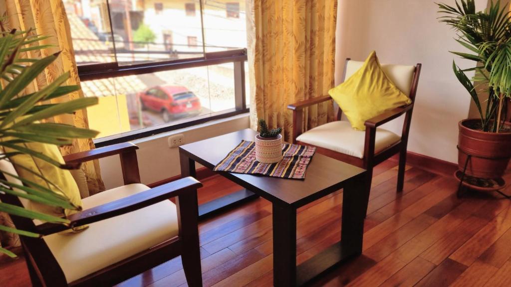 Posezení v ubytování Hotel-Apartment INKASABIOS