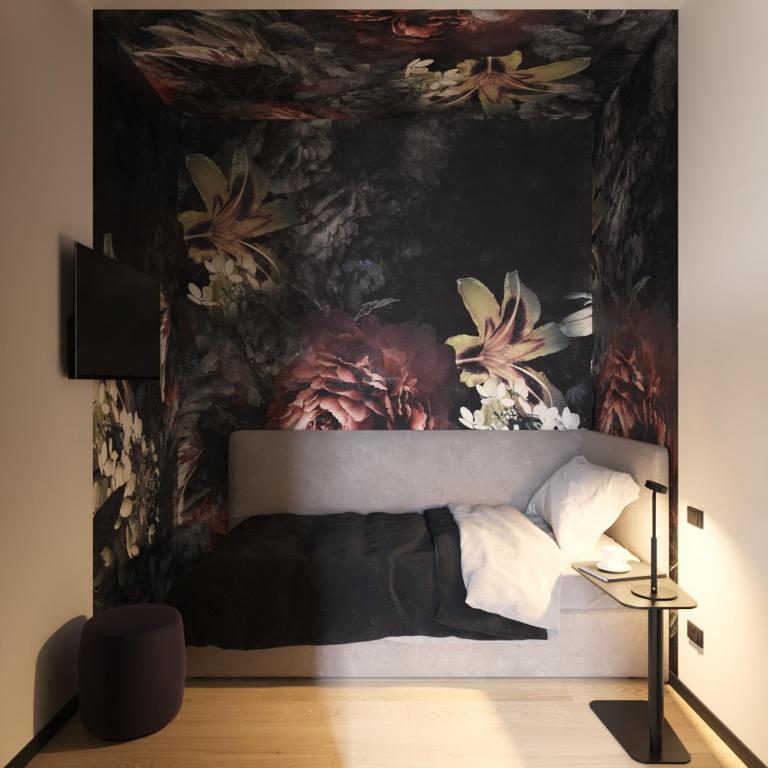 Posteľ alebo postele v izbe v ubytovaní Lilium Maris Hotel