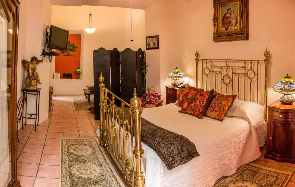 Postel nebo postele na pokoji v ubytování La Casona de Tete