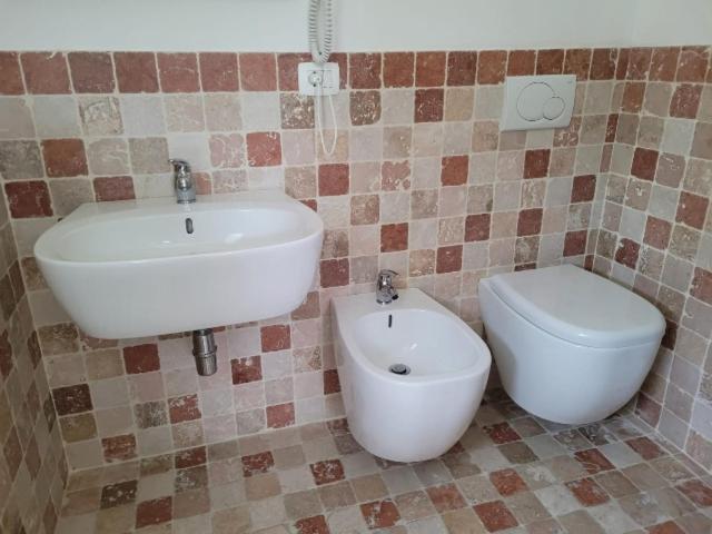 A bathroom at Audaces Resort
