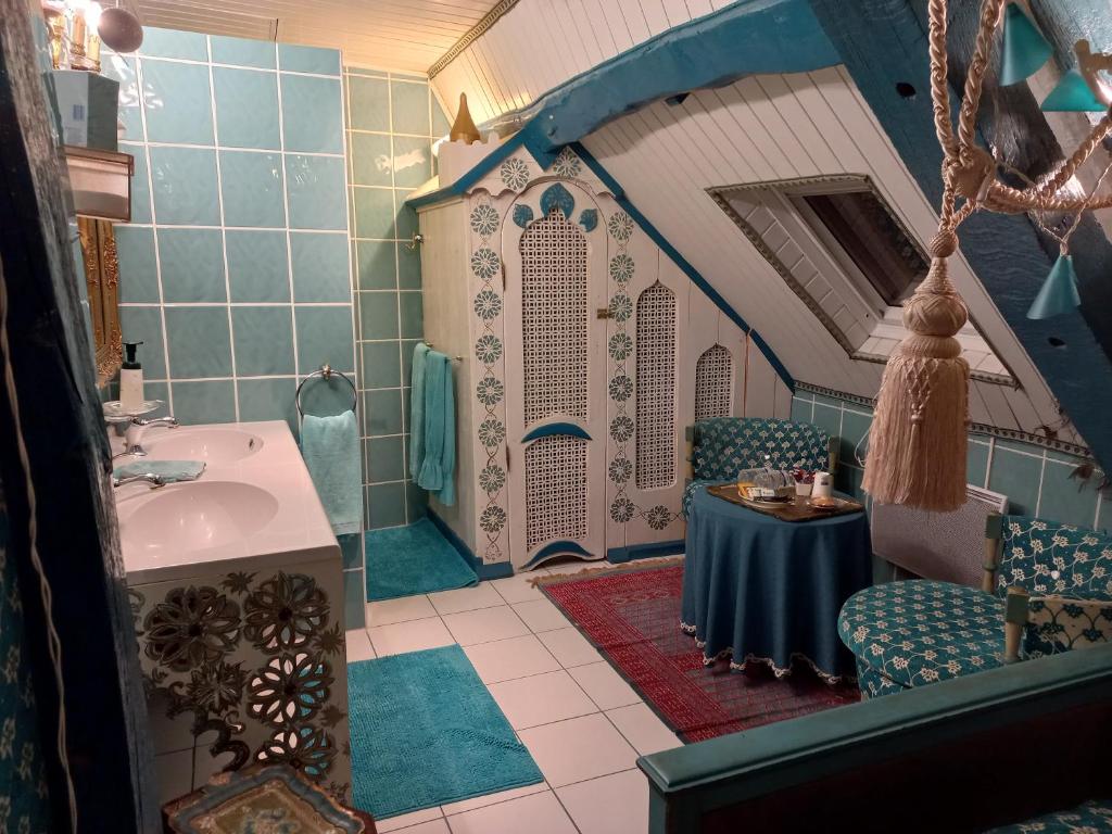 Location meublé de tourisme La Rose des Fables - Chambre Double
