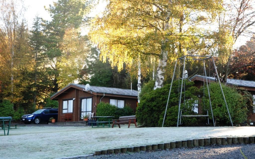 Zahrada ubytování The Chalets Motel