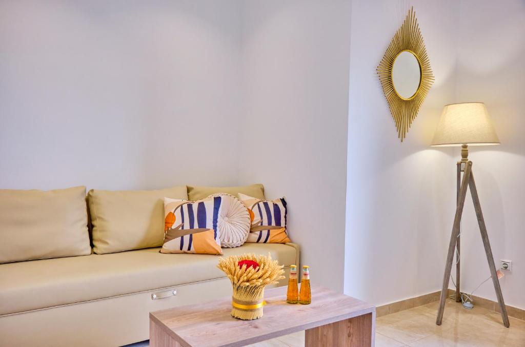 Posezení v ubytování Sunflower Suites Gouvia Corfu