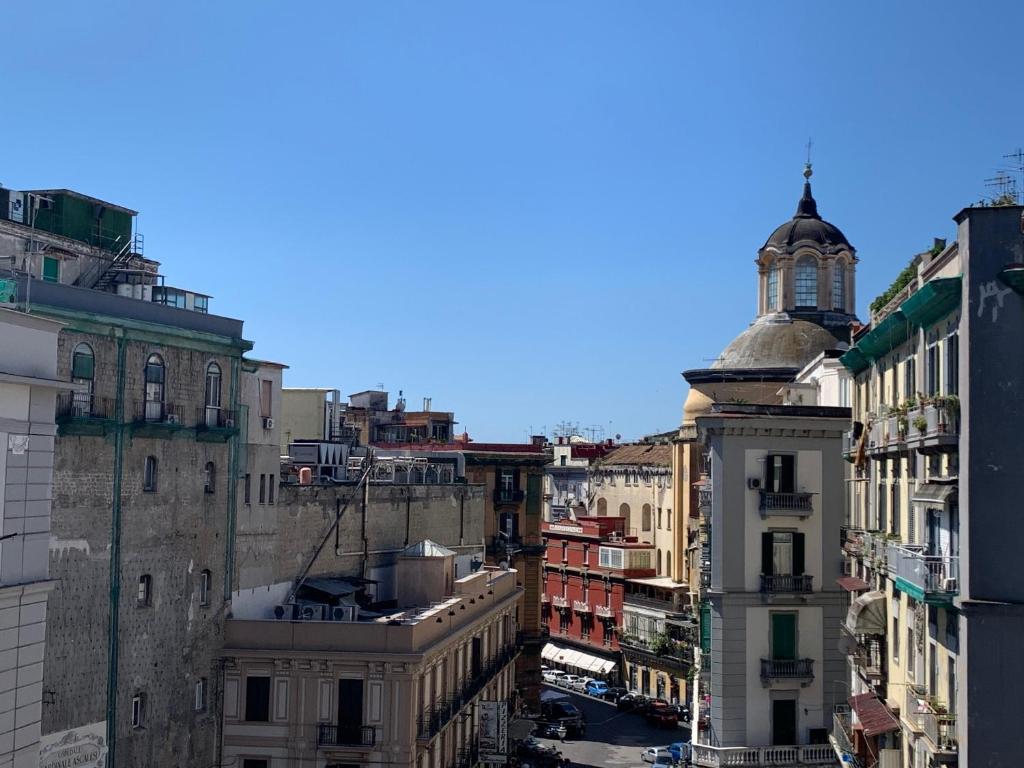 A general view of Nápoly or a view of the city taken from Az apartmant