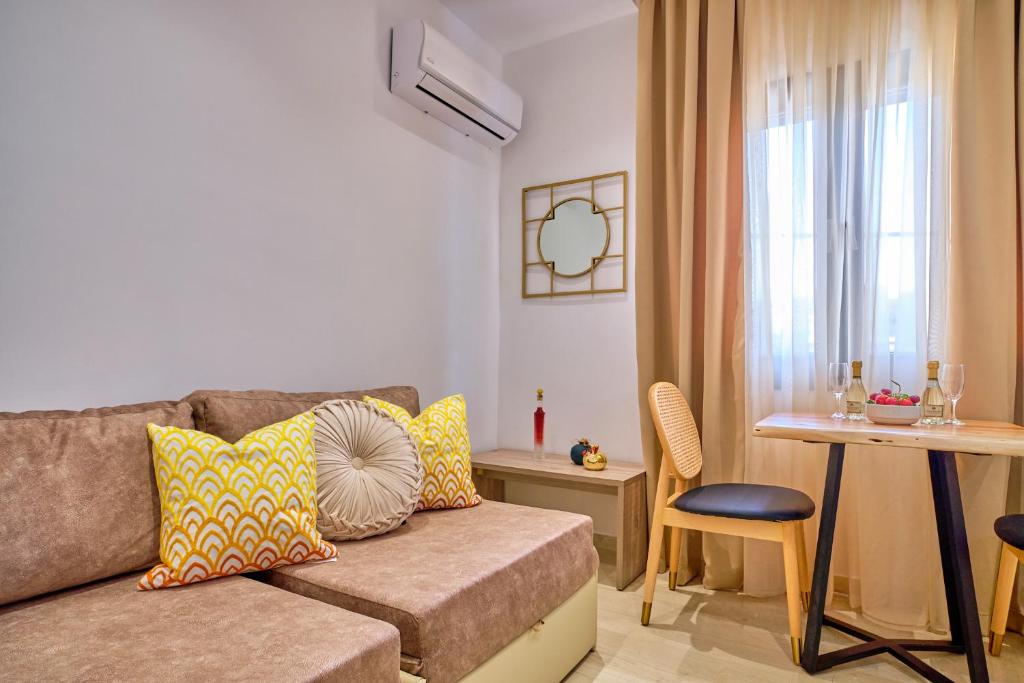 Posezení v ubytování Sunflower Suites Gouvia Corfu