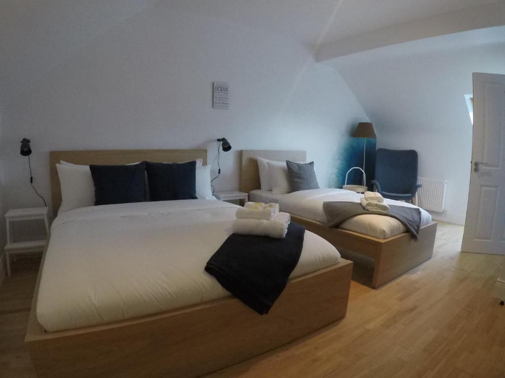 Postel nebo postele na pokoji v ubytování Seagull Cottage B&B