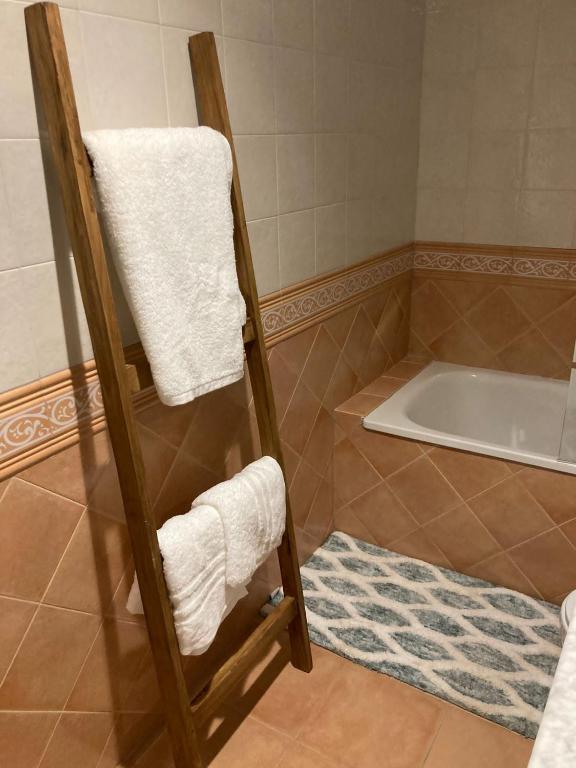 A bathroom at Lugar del Sol