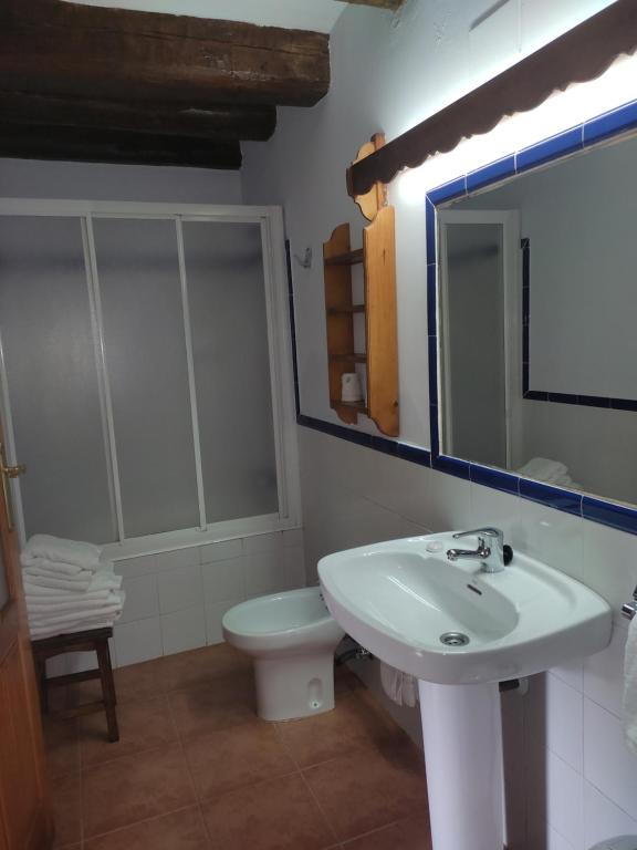 Koupelna v ubytování Apartamentos Viña Olivan