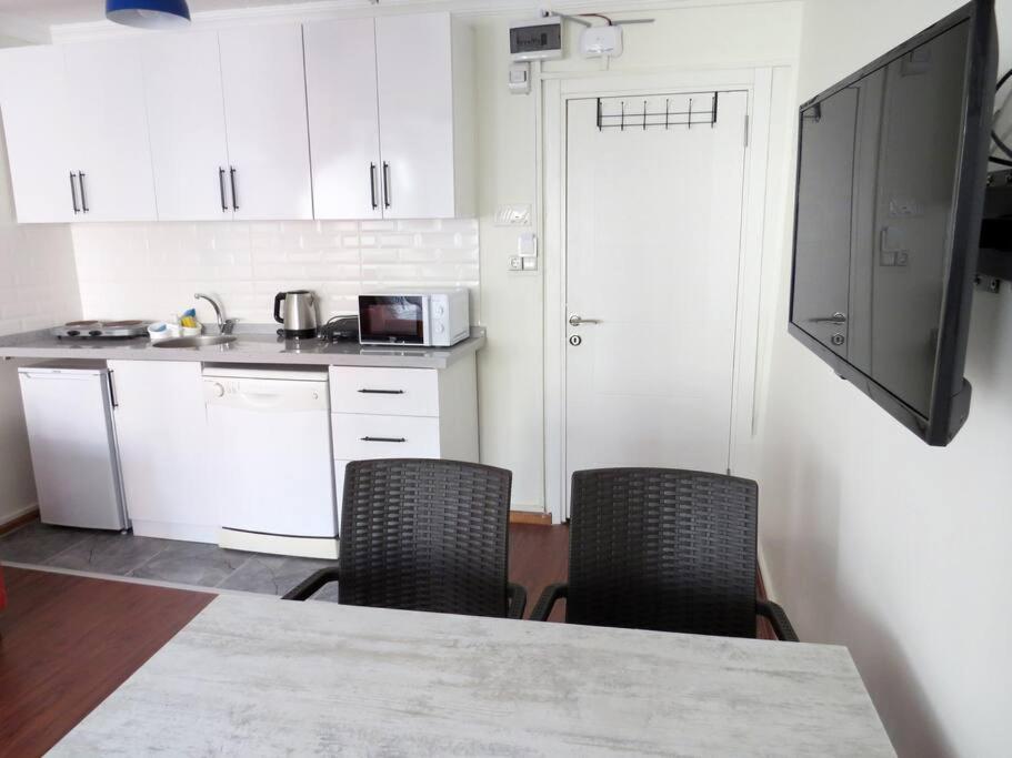 Kuchyň nebo kuchyňský kout v ubytování Istanberry - Royal Apartments