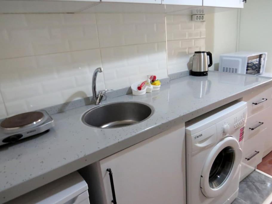 Kuchyň nebo kuchyňský kout v ubytování Istanberry - Royal Apartments