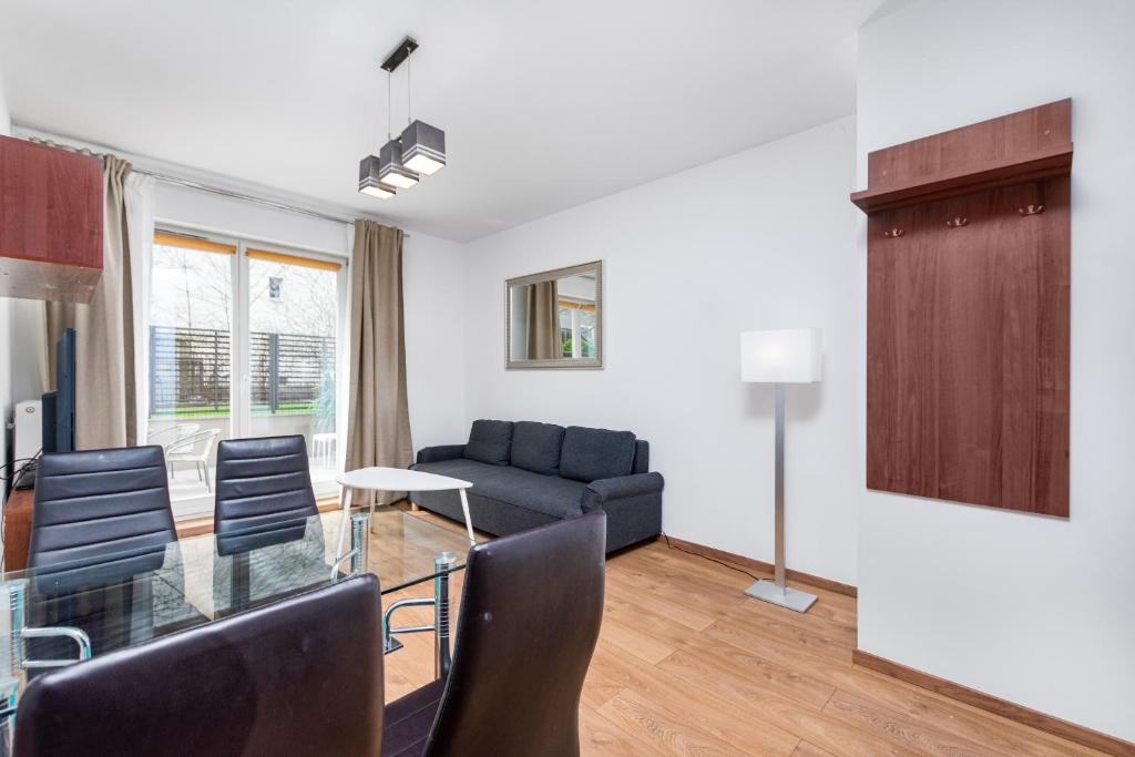 Posezení v ubytování Apartamenty Piękna 28A by Your Freedom