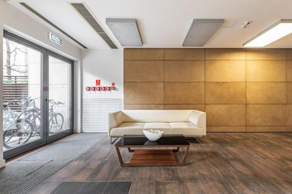 Posezení v ubytování Apartamenty Piękna 28A by Your Freedom