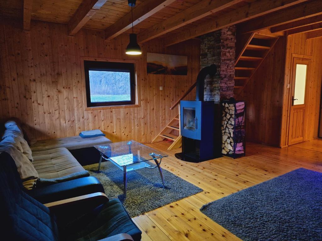 Posezení v ubytování Mana Village - Jacuzzi & Sauna