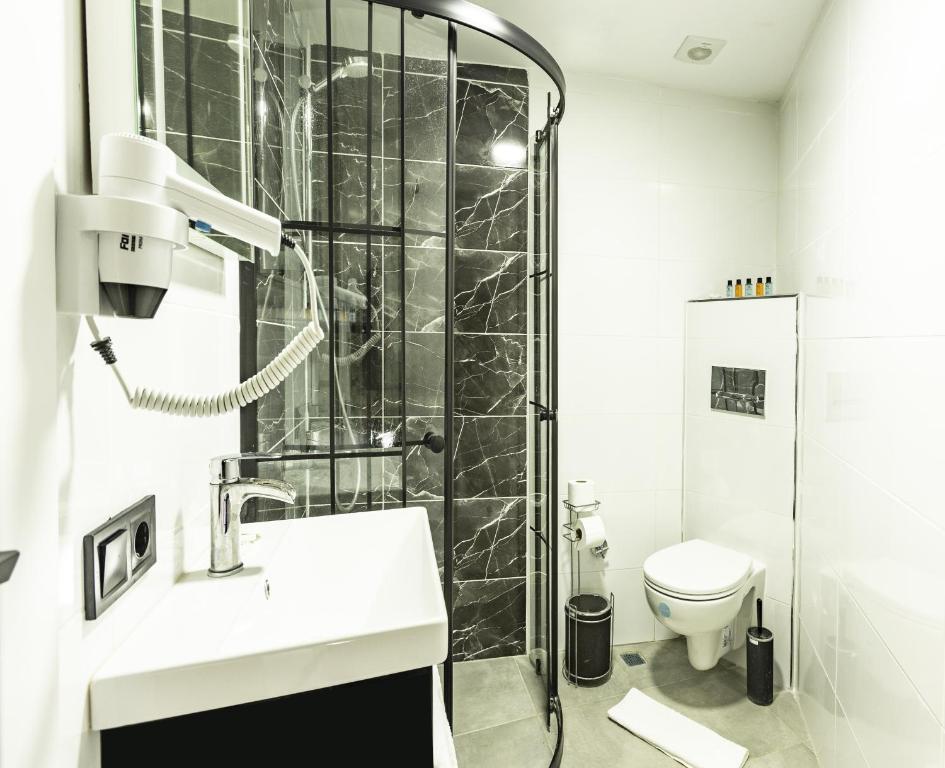 Koupelna v ubytování Bodrum Vera Hotel