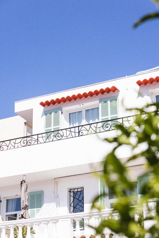 Balkón nebo terasa v ubytování Hôtel La Villa Juan Beach