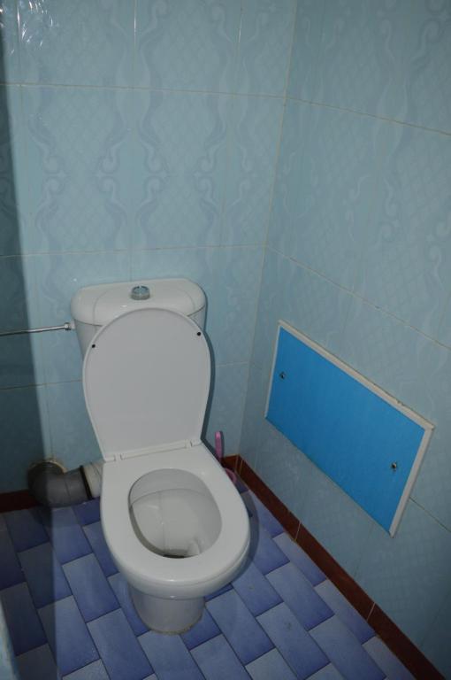 Koupelna v ubytování Hotel salem leksor