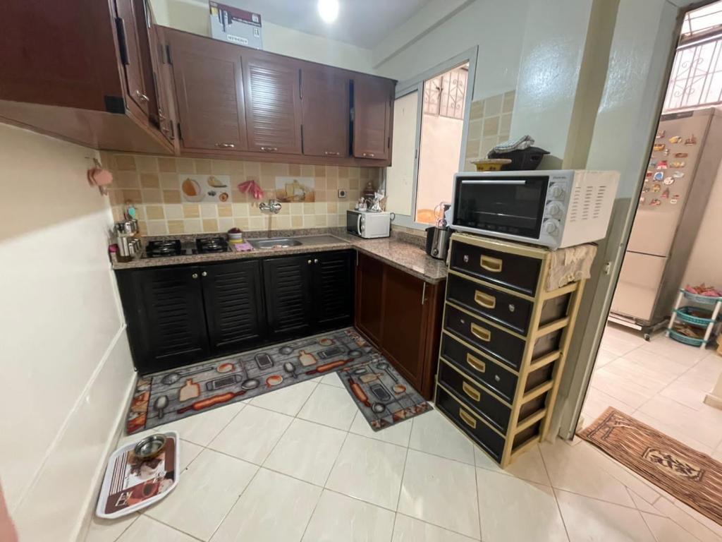 Virtuvė arba virtuvėlė apgyvendinimo įstaigoje Mohammed V Airport Appartment