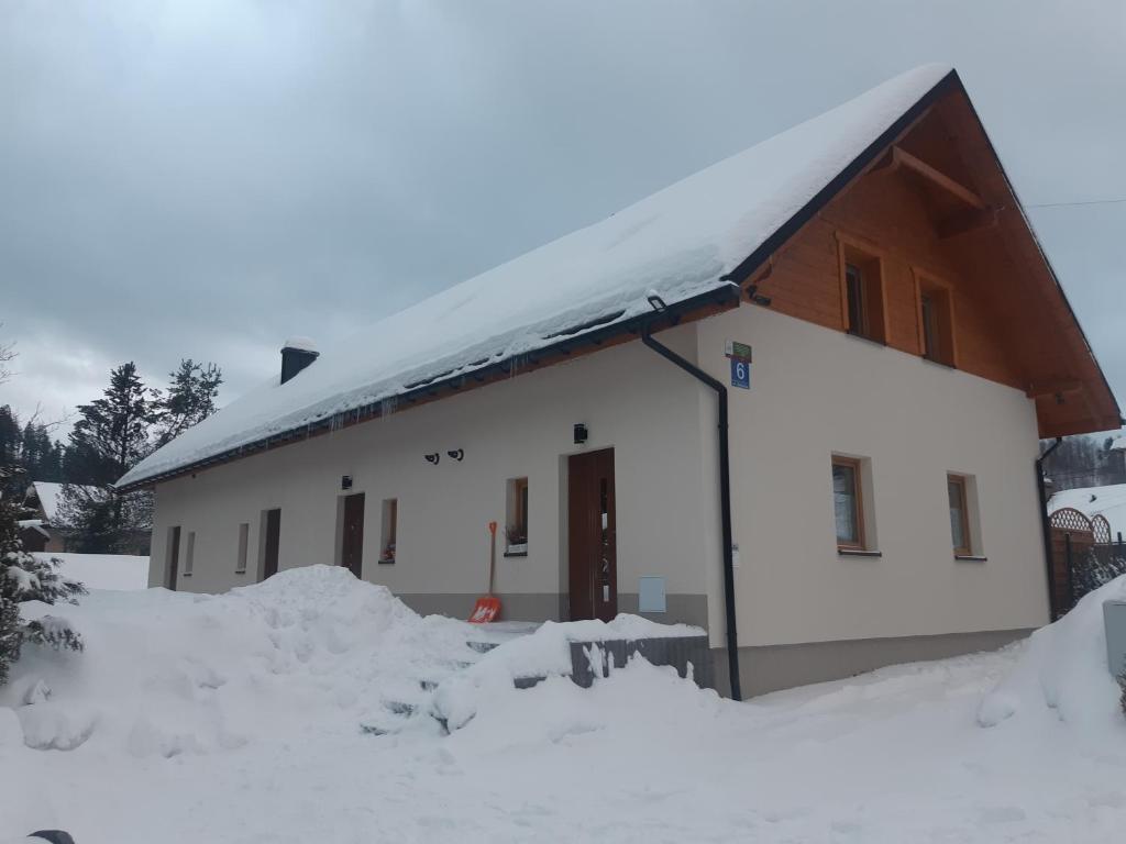 Osada Kępki durante l'inverno