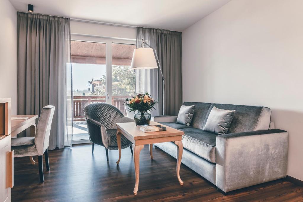Posezení v ubytování Golserhof