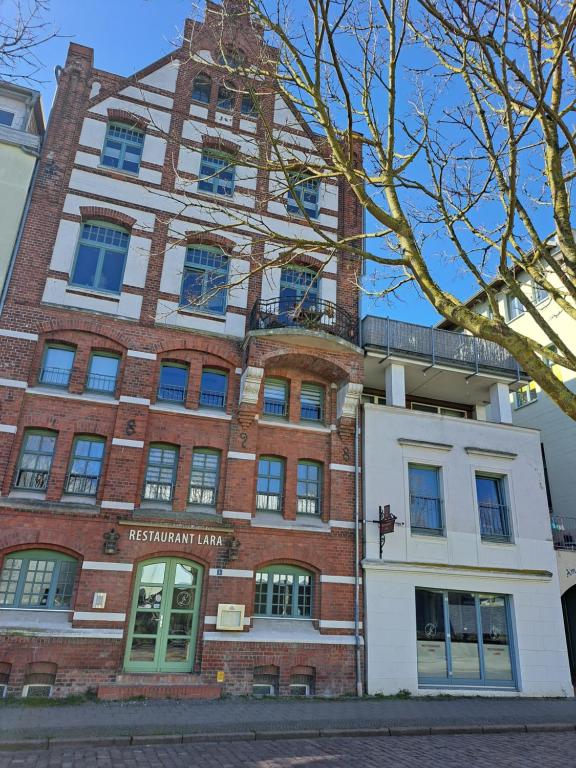 Bygningen som lejligheden ligger i