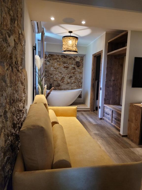 Posezení v ubytování Agriturismo Montefabbrello