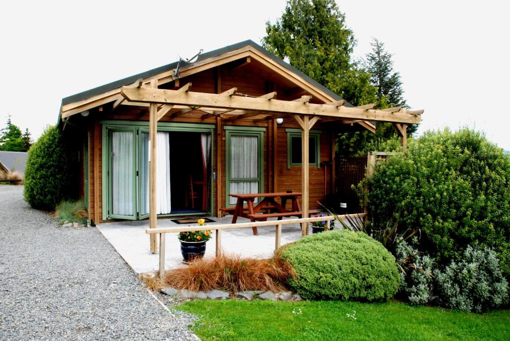 Zahrada ubytování The Chalets Motel