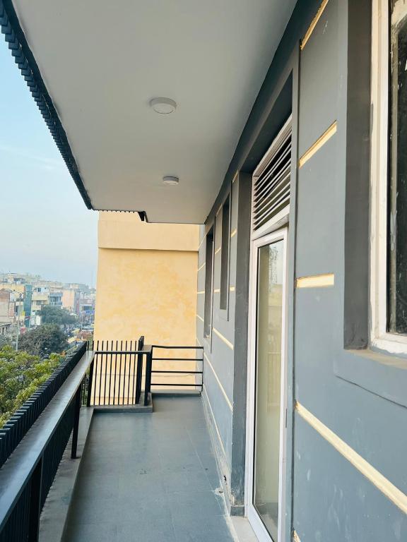 Balkón nebo terasa v ubytování Hotel RIVERB