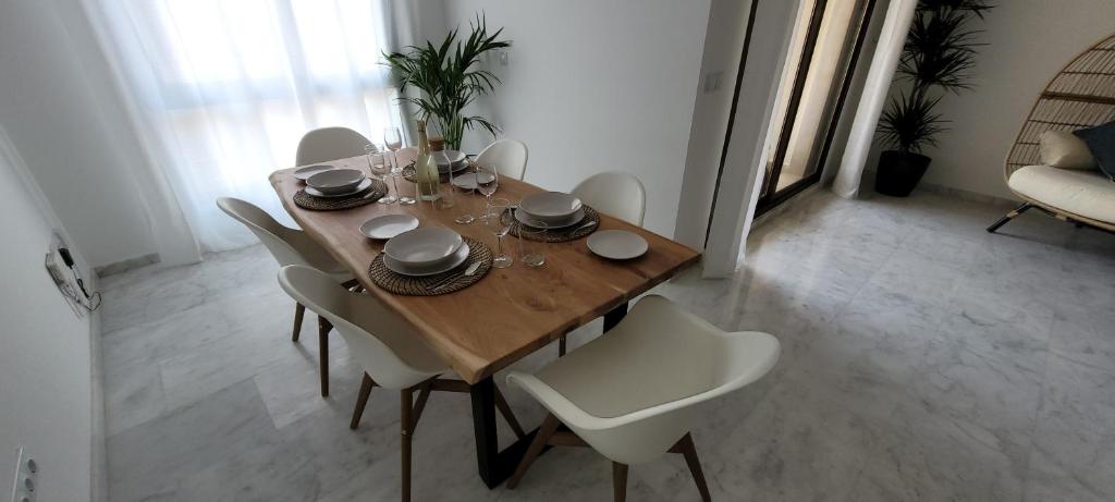 Posezení v ubytování Luxury apartment in the heart of Moraira & 200mtrs from the sea
