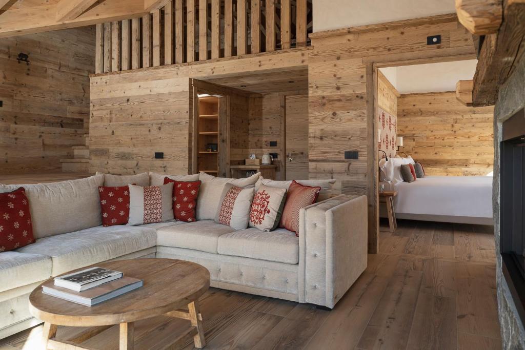 Posezení v ubytování Hotel Baita Dei Pini