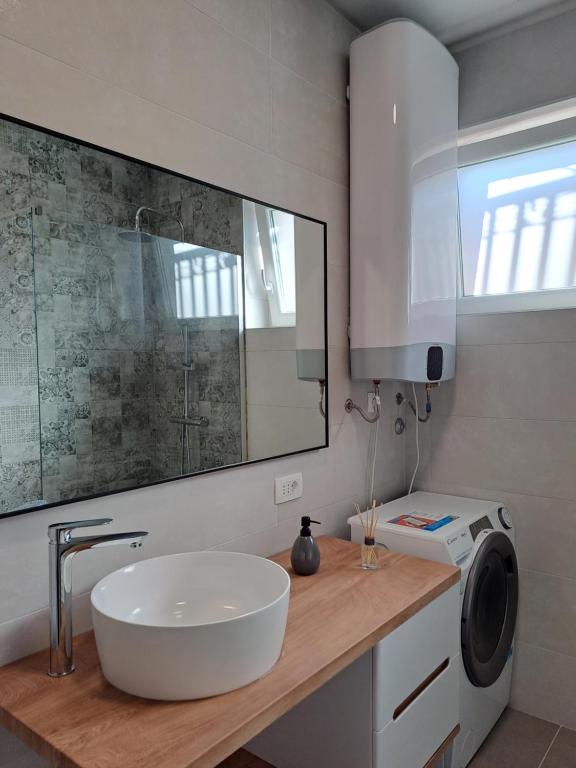 Koupelna v ubytování Apartman Borna