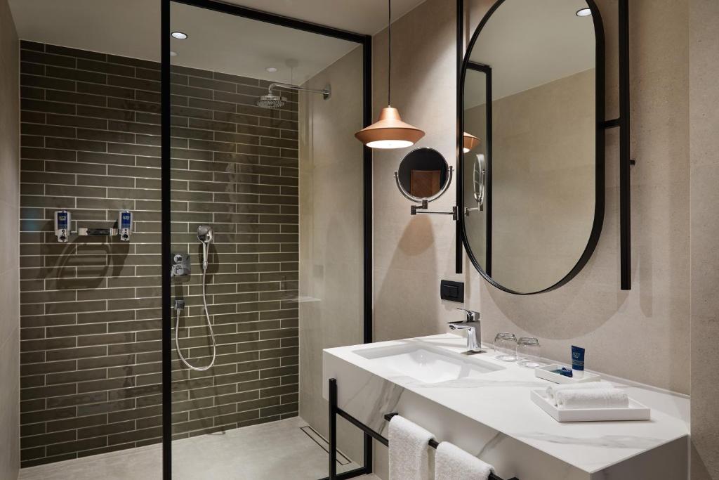 Koupelna v ubytování Four Points by Sheraton Prishtina City