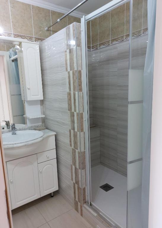 Kúpeľňa v ubytovaní Apartmancentrum