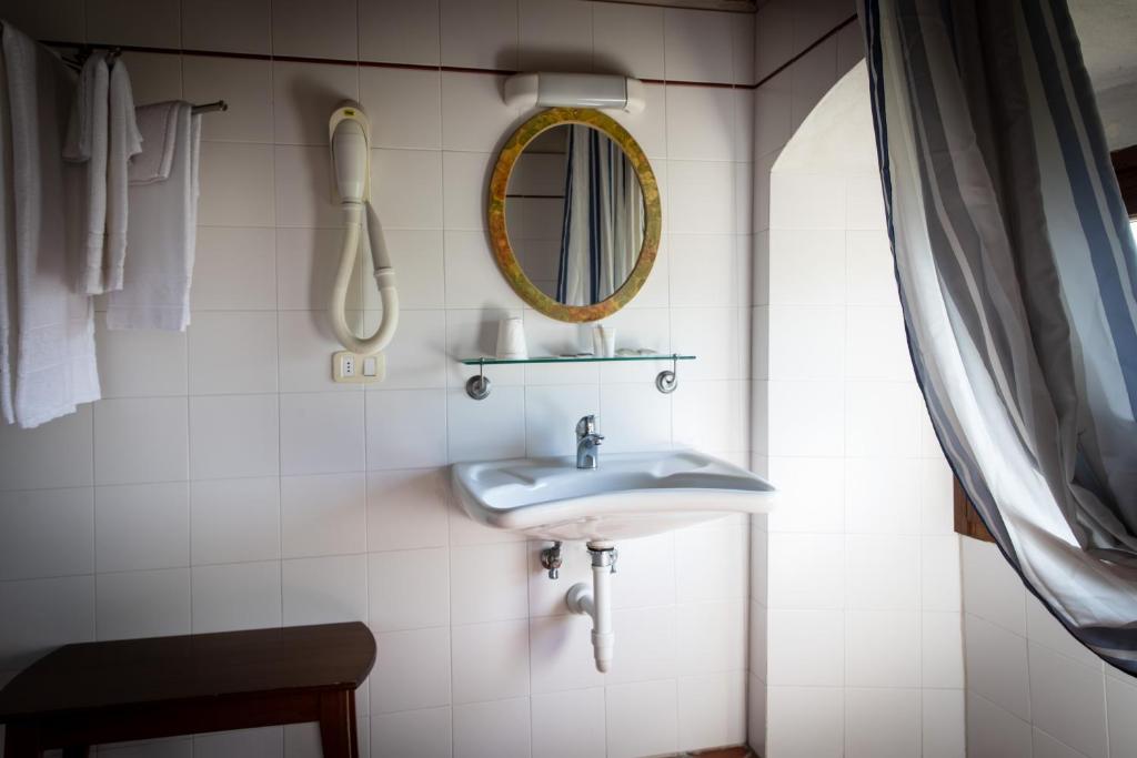 Koupelna v ubytování Albergo San Lorenzo