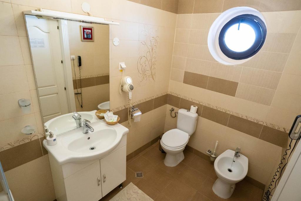 Koupelna v ubytování Villa Alice