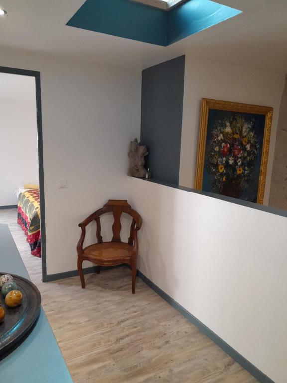 Posezení v ubytování Loft vue montagne