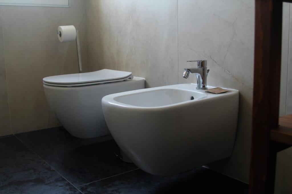 Koupelna v ubytování B&B Gasper