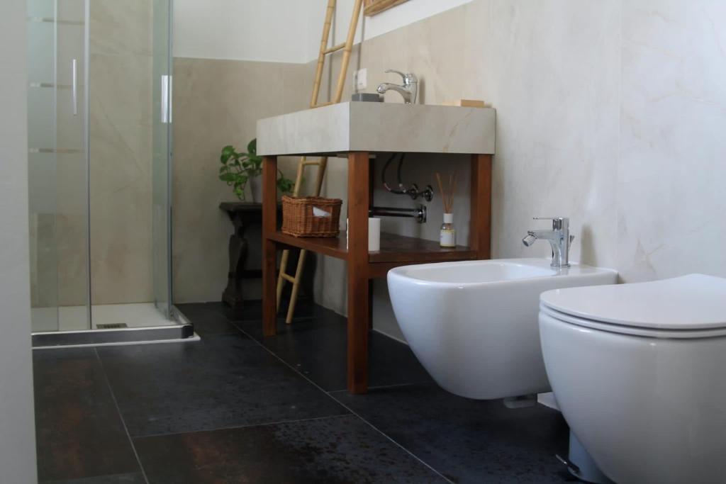 Koupelna v ubytování B&B Gasper