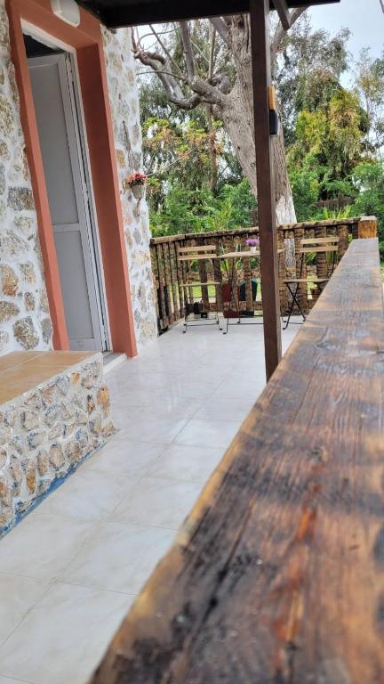 Balkón nebo terasa v ubytování G&A Rooms Marmari