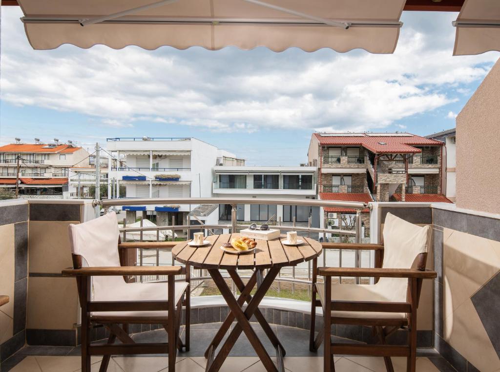 Balkon lub taras w obiekcie theodoroula house