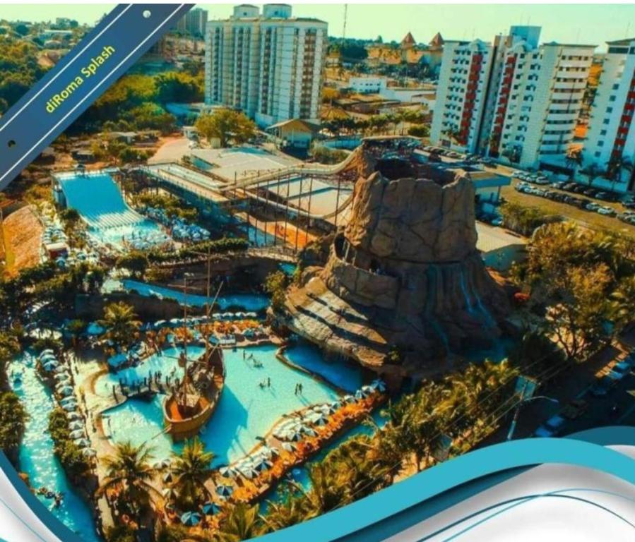 DIROMA EXCLUSIVE Com entrada todos os dias para o Acqua Park e café da manhá tesisinin kuş bakışı görünümü