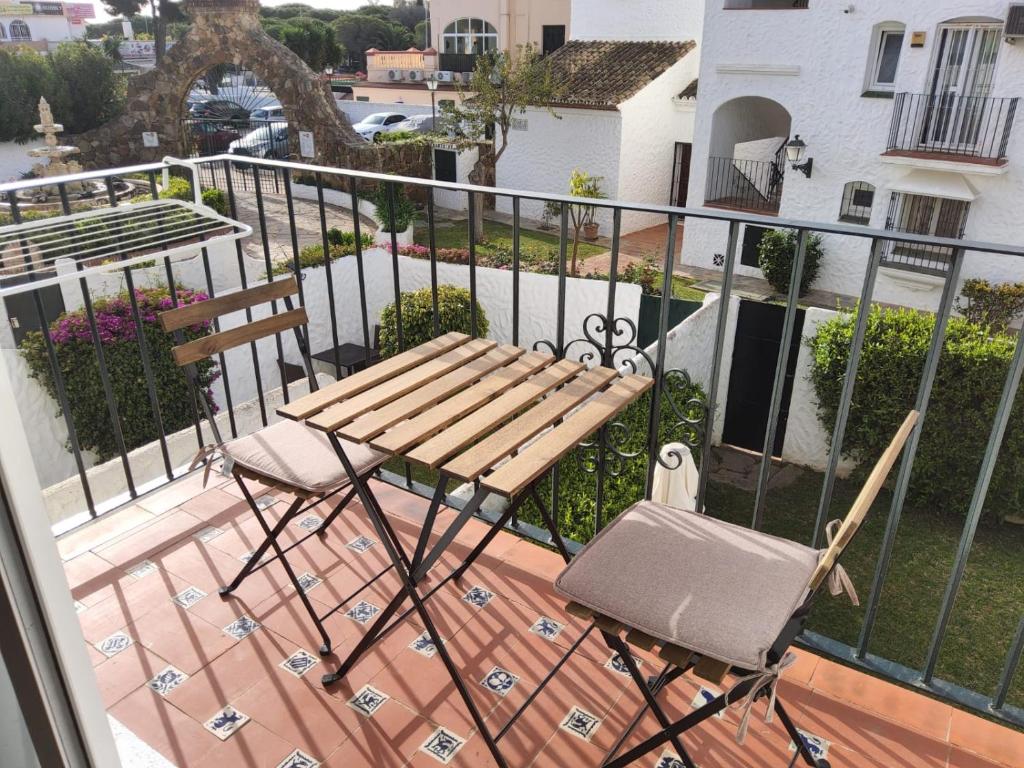 Balkón nebo terasa v ubytování Tranquility studio apartment