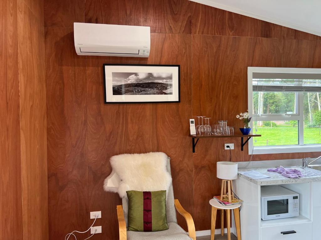 Kuchyň nebo kuchyňský kout v ubytování Waiora cottage